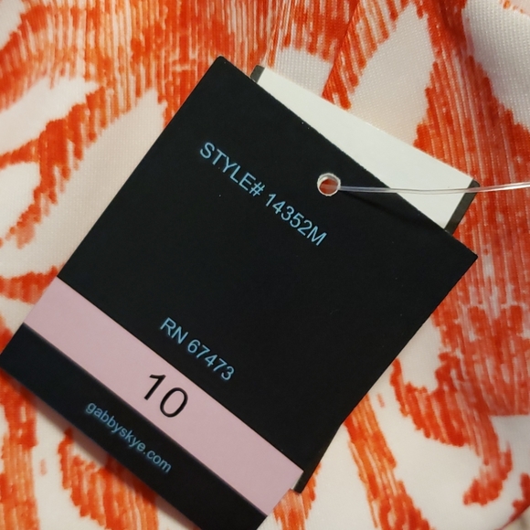 GABBY SKYE A Line Tribal Print Dress - Picture 4 of 10